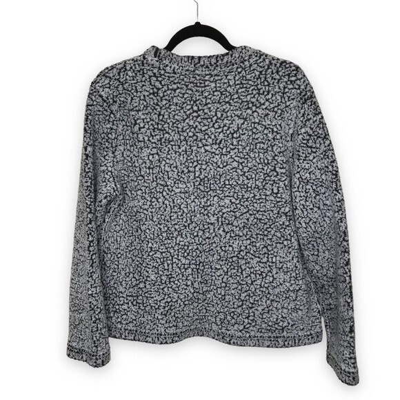 Disney Nightmare Before Christmas Jack Skellington Gray Sherpa Top Womens Medium - Picture 2 of 11